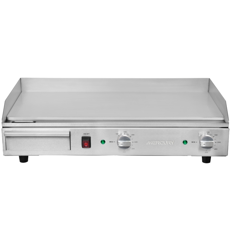 MEG-30A Mercury 30" - 745mm Wide Electric Countertop Griddle Heavy Duty Stainless Steel 2.9kW 13 amp