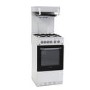 Montpellier MEL50W 50cm Single Oven Gas Cooker With Eye Level Grill - White