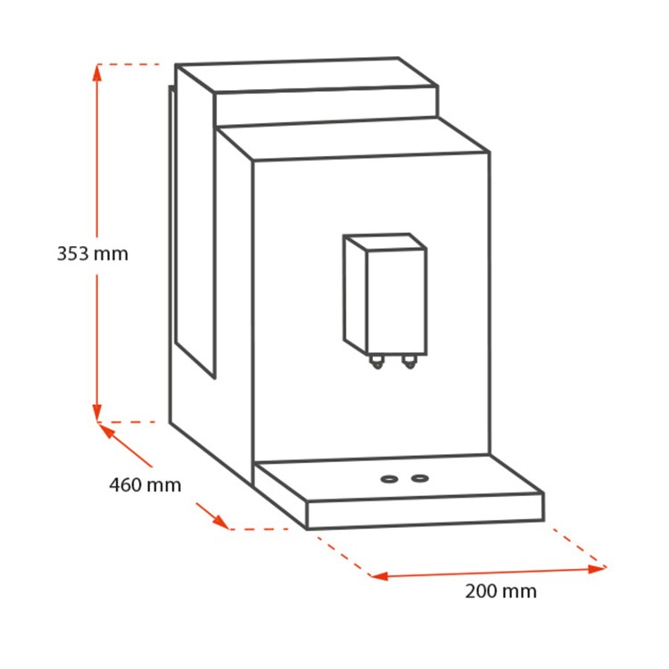 Melitta Avanza Fully Automatic Bean to Cup Coffee Machine F27/0-100 Grade C