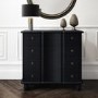 French Inspired Handmade Anthracite Grey Chest of Drawers