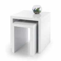 Julian Bowen Metro High Gloss Nest of Tables White