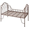 Metal Garden Bench in a Bed Style - Outdoor Seating