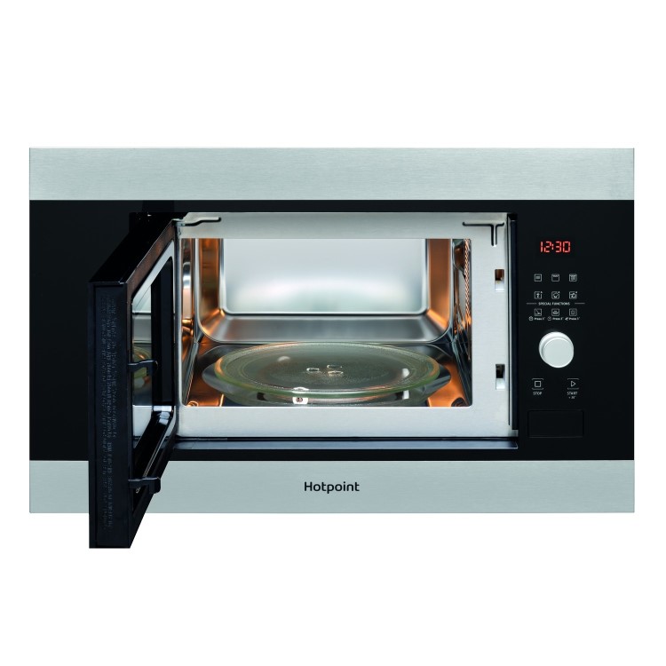 Hotpoint Built-In Microwave with Grill - Stainless Steel
