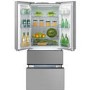 Refurbished Montpellier MFD71X 396 Litre American Fridge Freezer Inox