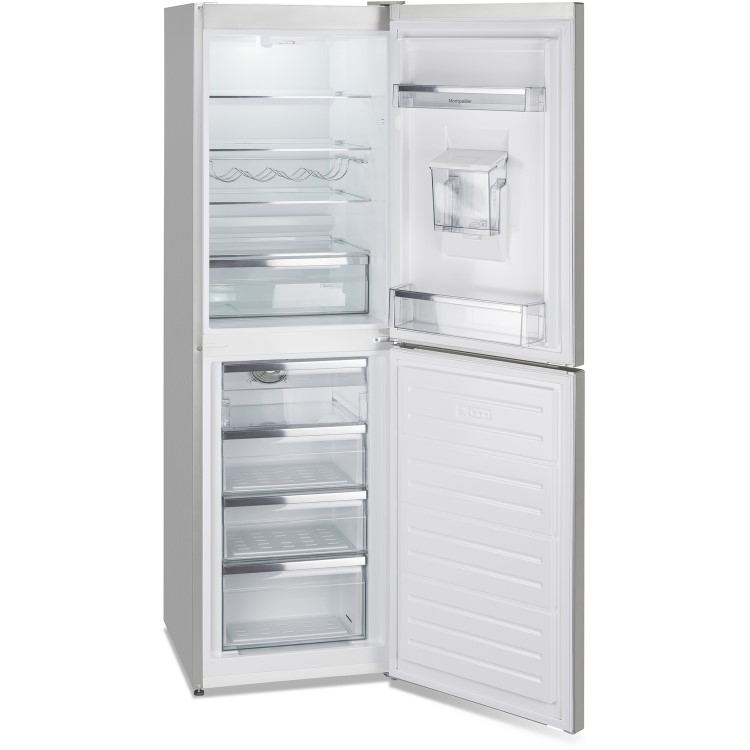 Montpellier 248 Litres 50/50 Freestanding Fridge Freezer - Inox