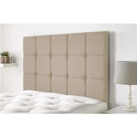 Peak headboard in Northern Weave fabric - Sand - Double 4ft6 Peak headboard in Northern Weave fabric - Sand - Double 4ft6