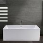 GRADE A1 - Baron Modern Square Freestanding Bath - 1700 x 780 x 580mm