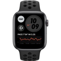 Apple Watch Nike SE GPS + Cellular 44mm Space Gray Aluminium Case with Anthracite/Black Nike Sport Band - Regular
