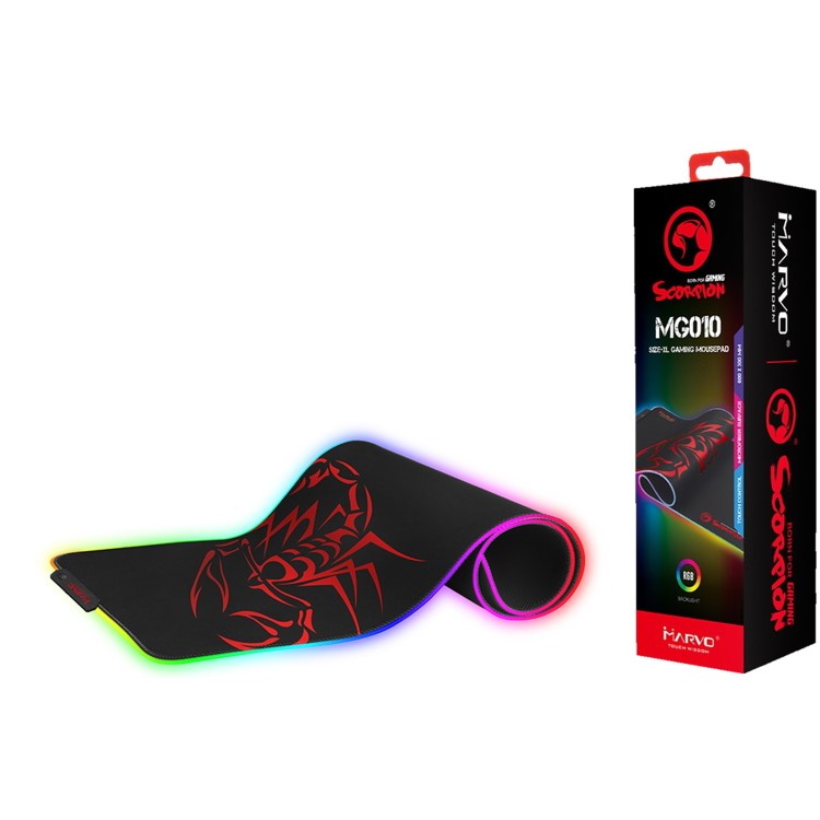 Marvo Scorpion MG10 RGB LED XL Gaming Mouse Pad