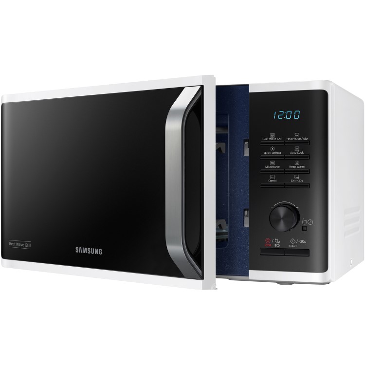 Samsung 23L Microwave with Heat Wave Grill - White