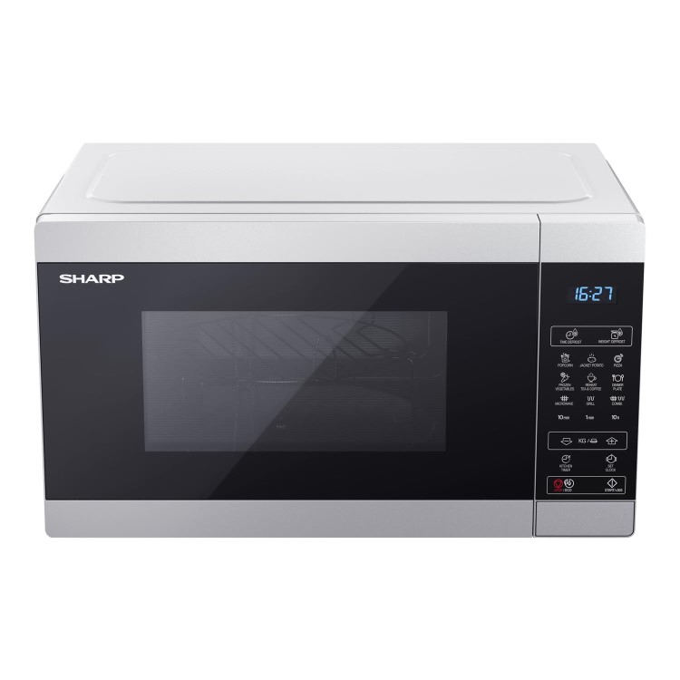 Sharp 28L Digital Microwave with Grill - Silver
