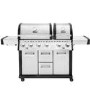 Monster Grill 6 Burner Double Header Gas BBQ - Stainless Steel