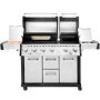 Monster Grill 6 Burner Double Header Gas BBQ - Stainless Steel