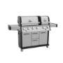Monster Grill 6 Burner Double Header Gas BBQ - Stainless Steel
