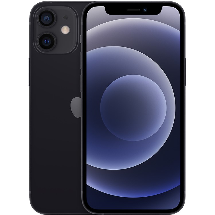 Refurbished Apple iPhone 12 Mini Black 5.4" 128GB 5G Unlocked & SIM Free Smartphone