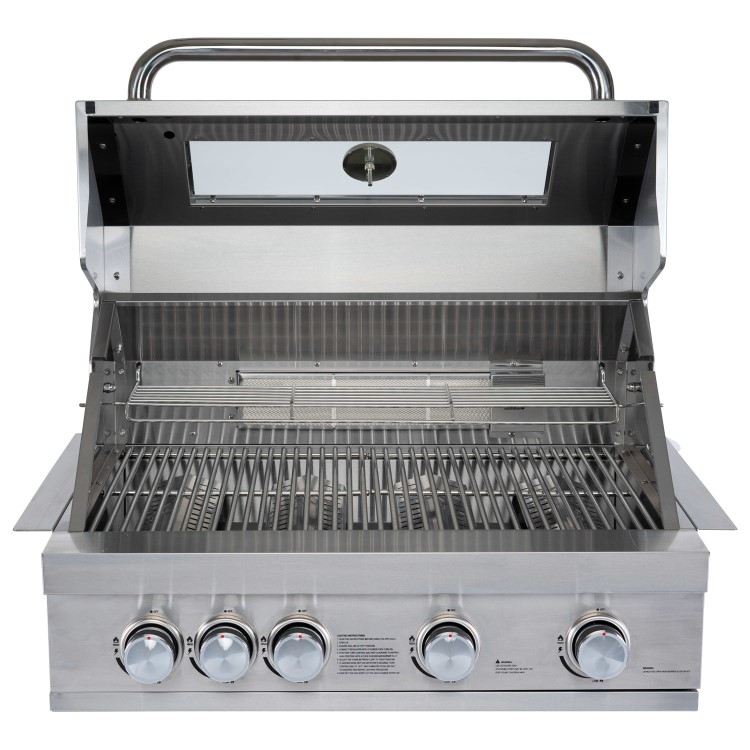 Refurbished Monster Grill - 4 Burner Integrated Gas BBQ Grill