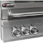 Refurbished Monster Grill - 4 Burner Integrated Gas BBQ Grill