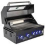 Monster Grill 4 Burner Built-In Gas BBQ - Black