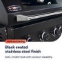 GRADE A1 - Monster Grill 4 Burner Built-In Gas BBQ - Black