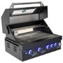 Monster Grill 4 Burner Built-In Gas BBQ - Black