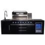 Monster Grill - Eclipse Ultimate Outdoor Kitchen - 6 Burner Gas BBQ Grill with Fridge Sink and Sintered Stone Worktops