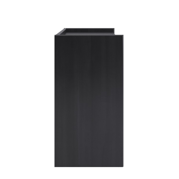 Wide Black Chest of 3 Drawers - Margot 
