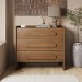 Wide Wooden Chest of 3 Drawers - Margot