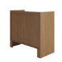 Wide Dark Wood Chest of 3 Drawers - Margot 