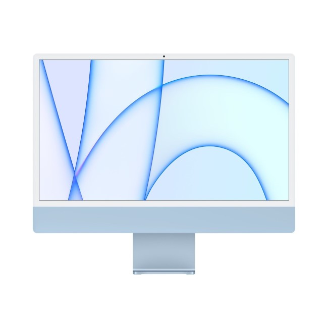 Apple iMac 2021 M1 8 Core CPU 8 Core GPU 8GB 256GB SSD 24 Inch 4.5K All-in-One - Blue