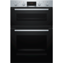 A1/MHA133BR0B Refurbished Bosch Serie 2 MHA133BR0B 60cm Double Built In Electric Oven Stainless Steel