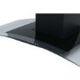 Montpellier MHE900LBK 90cm Curved Glass Chimney Hood - Black