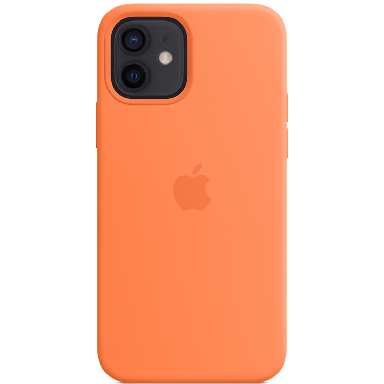 Apple iPhone 12/12 Pro Silicone Case with MagSafe - Kumquat