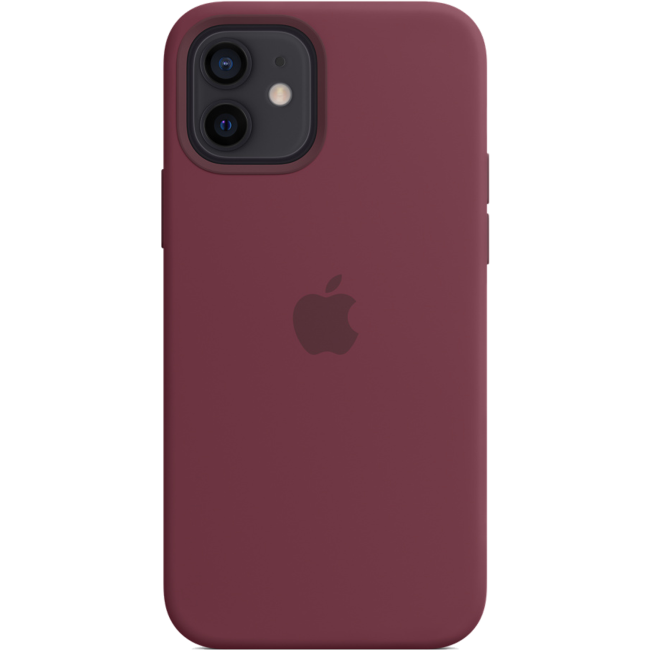 Apple iPhone 12/12 Pro Silicone Case with MagSafe - Plum