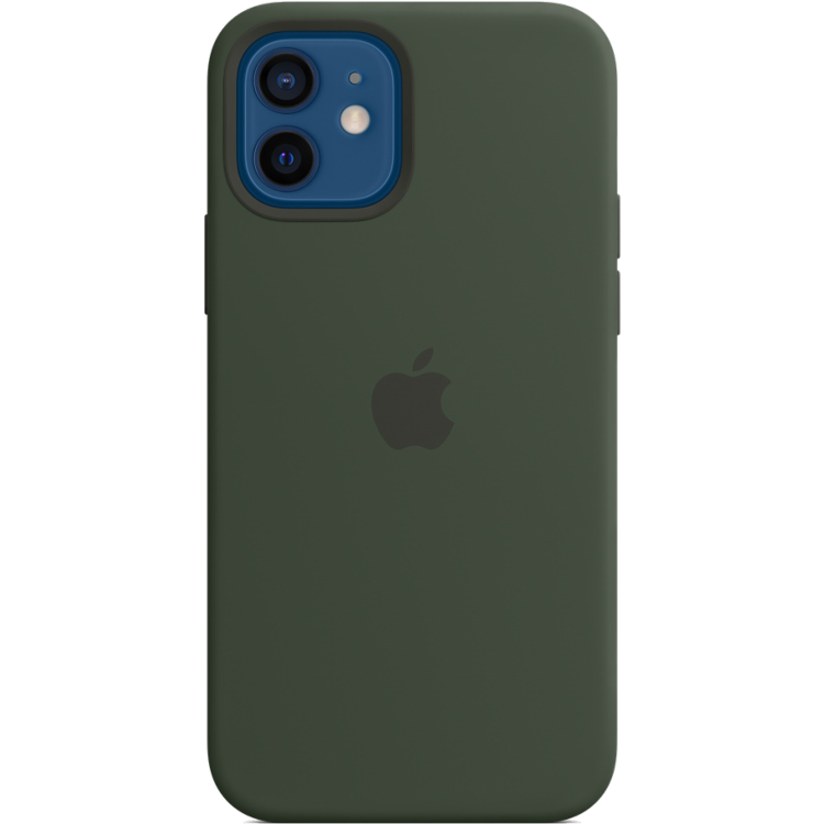 Apple iPhone 12/12 Pro Silicone Case with MagSafe - Cypress Green