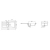 Single Bowl Inset Grey Granite Kitchen Sink with Reversible Drainer - Rangemaster Mica 1000mm