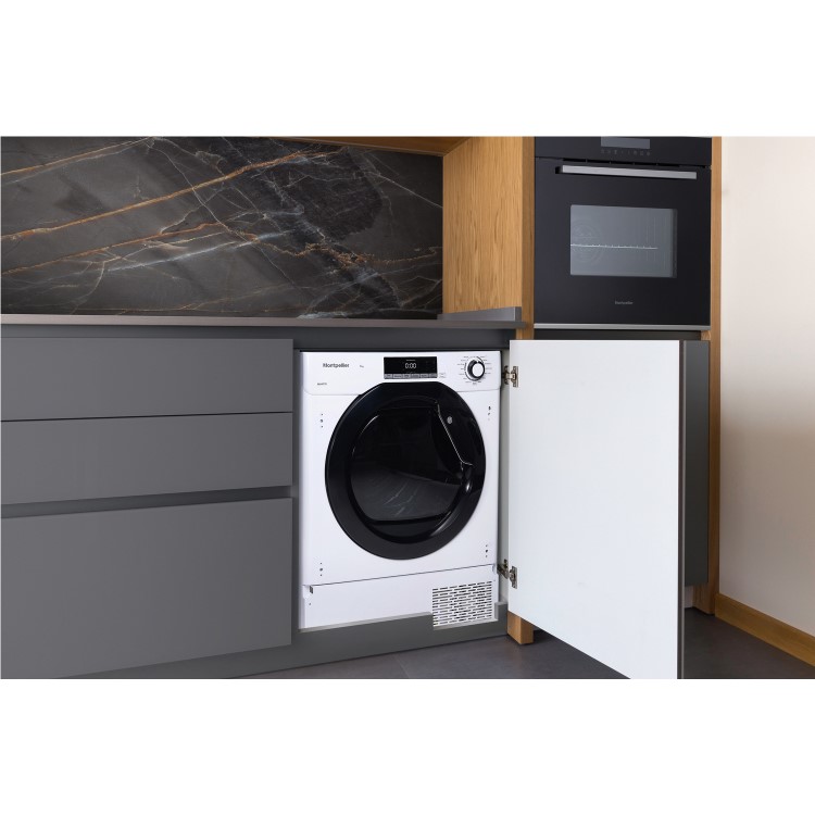 Refurbished Montpellier MIHP75 Integrated Heat Pump 7KG Tumble Dryer White