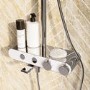 GRADE A1 - Chrome Round Thermostatic 3 Outlet Mixer Shower Set with Bath Filler Spout - Mika