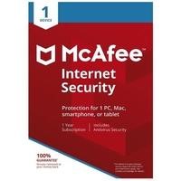 McAfee Internet Security 1 Device - 12 Month Subscription