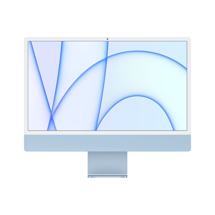 Apple iMac 2021 M1 8 Core CPU 7 Core GPU 8GB RAM 256GB SSD 24 Inch 4.5K All-in-One PC - Blue