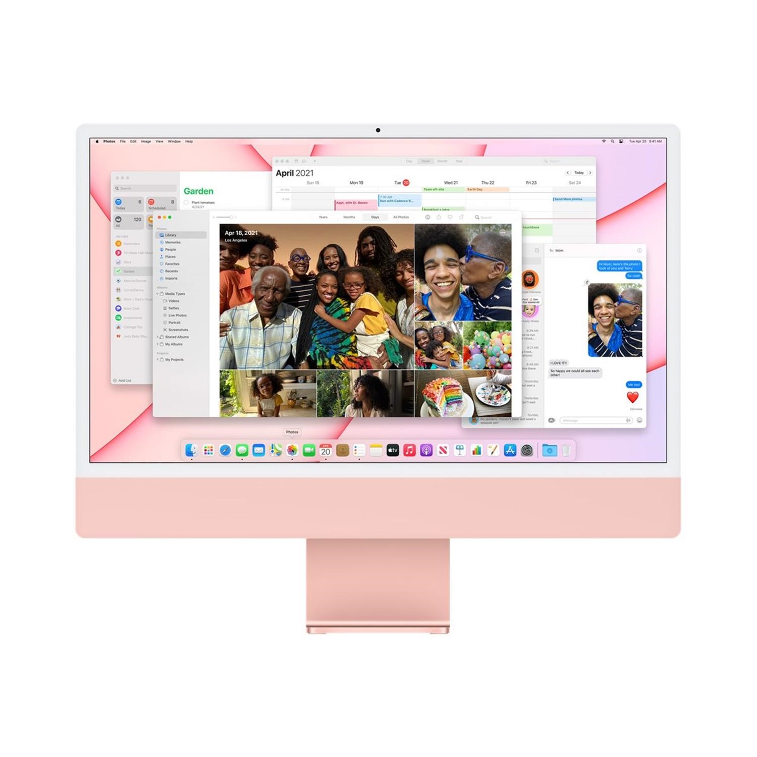 Apple iMac 2021 8 Core CPU M1 7 Core GPU 8GB 256GB SSD 24 Inch 4.5 