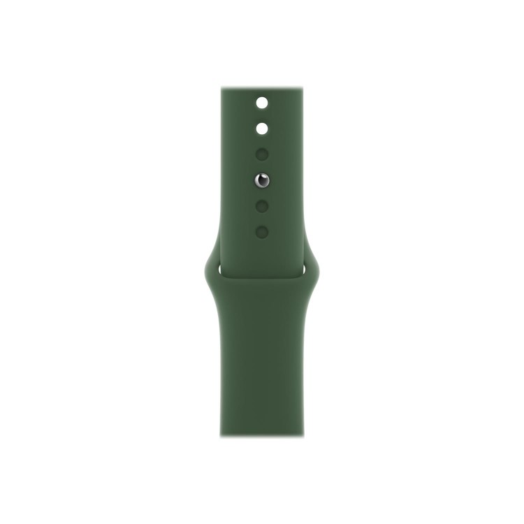Apple Watch Series 7 GPS + Cellular 41mm Green Aluminium Case with Clover Sport Band - Regular