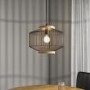 Black Metal Cage Pendant Light - Woodbury