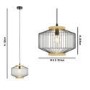 Black Metal Cage Pendant Light - Woodbury