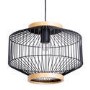 Black Metal Cage Pendant Light - Woodbury
