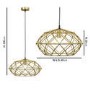 Ex Display Gold Cage Pendant Light - Chicago