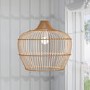 Large Rattan Pendant Light - 52 x 40m - Memphis