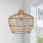Large Rattan Pendant Light - 52 x 40m - Memphis