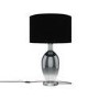 Black & Smoked Glass Table Lamp - Bloomfield