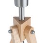 Black Shade Wooden Tripod Table Lamp - Whenby