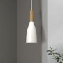 Matte White Cloche Pendant Light - Destin